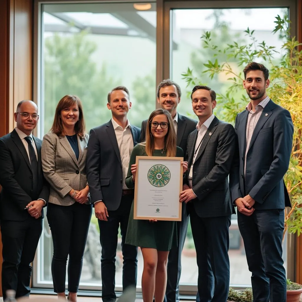 Sustainability award ceremony