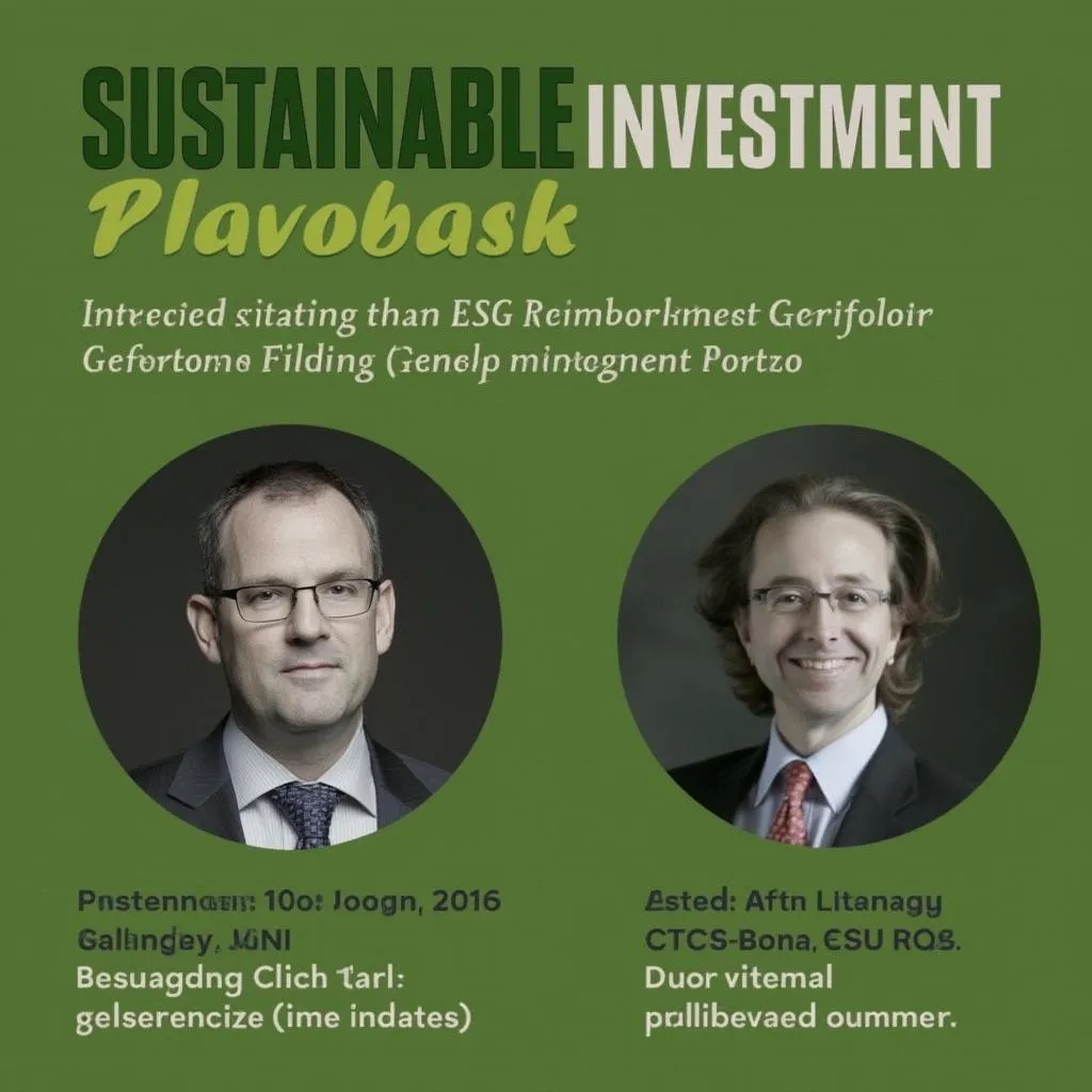 Sustainable Investment Webinar